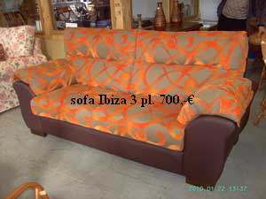 sofa maron